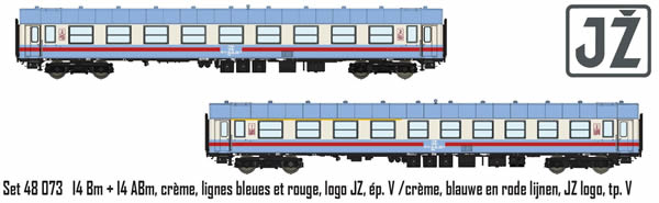 LS Models 48073 - 2pc Passenger Coach Set I4 Bm + I4 ABm